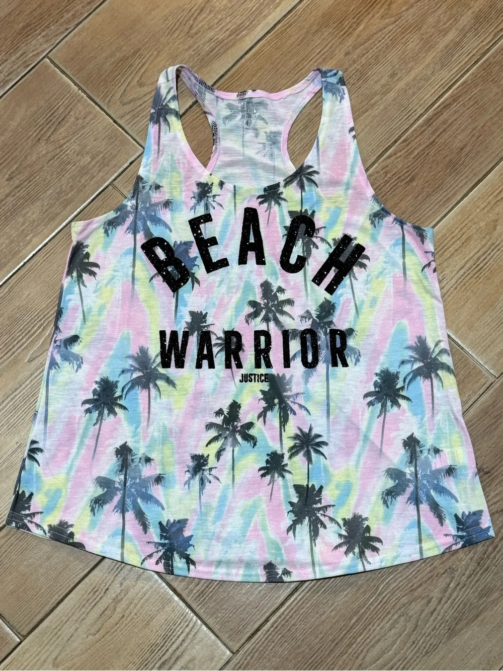 Justice Pastel Tie-Dye Palm 
